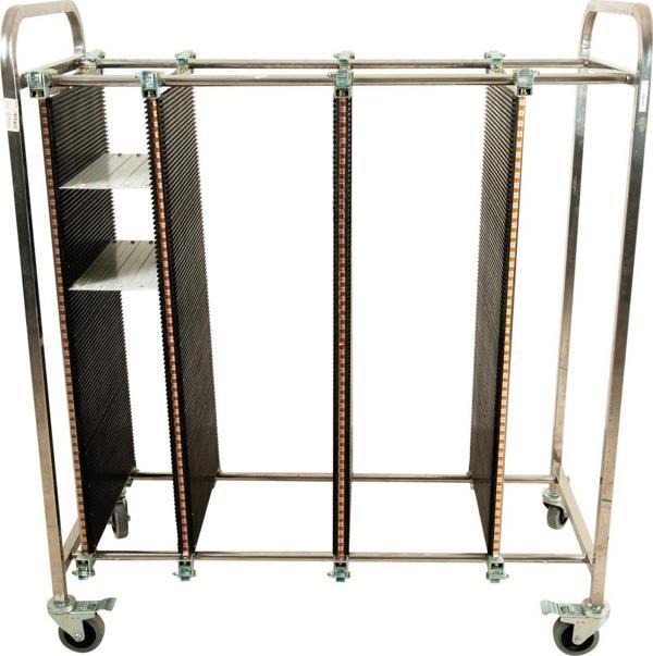 ESD PCB Tablası Taşıma Arabası 100 Slotlu, 1200x550x1380mm - Image 1