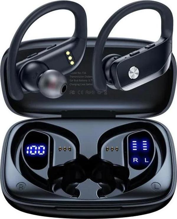 BMANL Kablosuz Bluetooth KulaklıK Siyah - Image 1