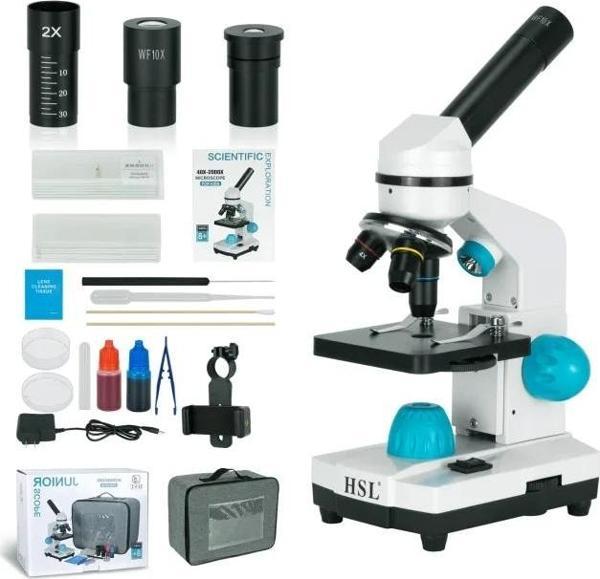 HSL 40X-2000X Bileşik Monoküler Mikroskop - Image 1