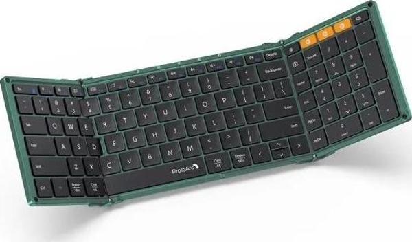 ProtoArc Katlanabilir Bluetooth Klavye Dark Green - Image 1