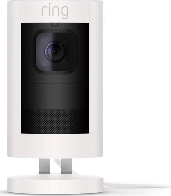 Ring Stick Up Cam Elite, İç/Dış Mekan Güçlü HD Güvenlik Kamerası - Beyaz - Image 1