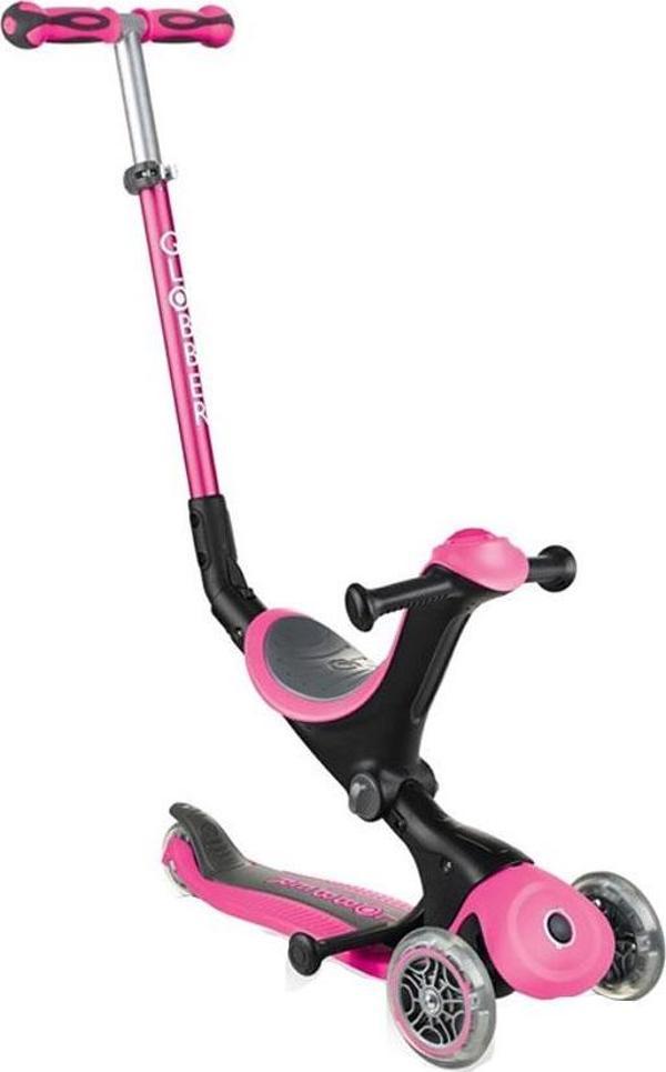 Globber Scooter Go Up Deluxe Pembe 644-110 - Image 1