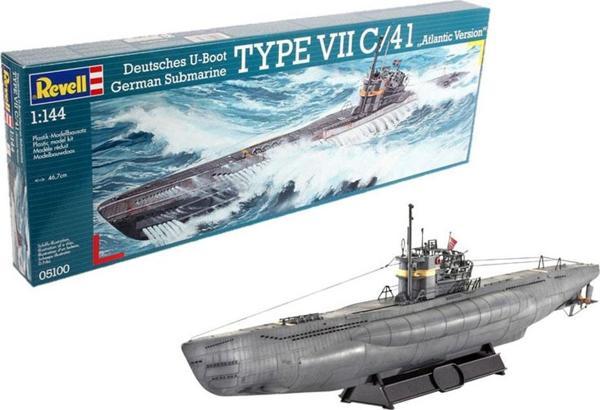Revell Maket Seti 1:144 U-Boot Typ VIIC-41 5100 - Image 1