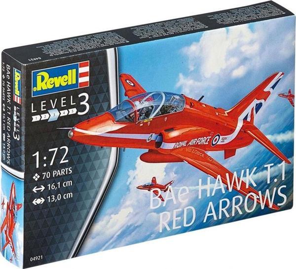 Revell Maket Seti 1:72 Bae Hawk T1 Red Arrows 4921 - Image 1