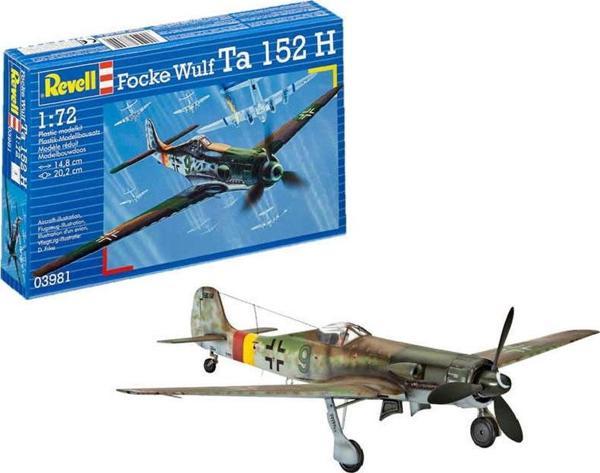 Revell Maket Seti 1:72 Focke Wulf Ta 152 H 03981 - Image 1
