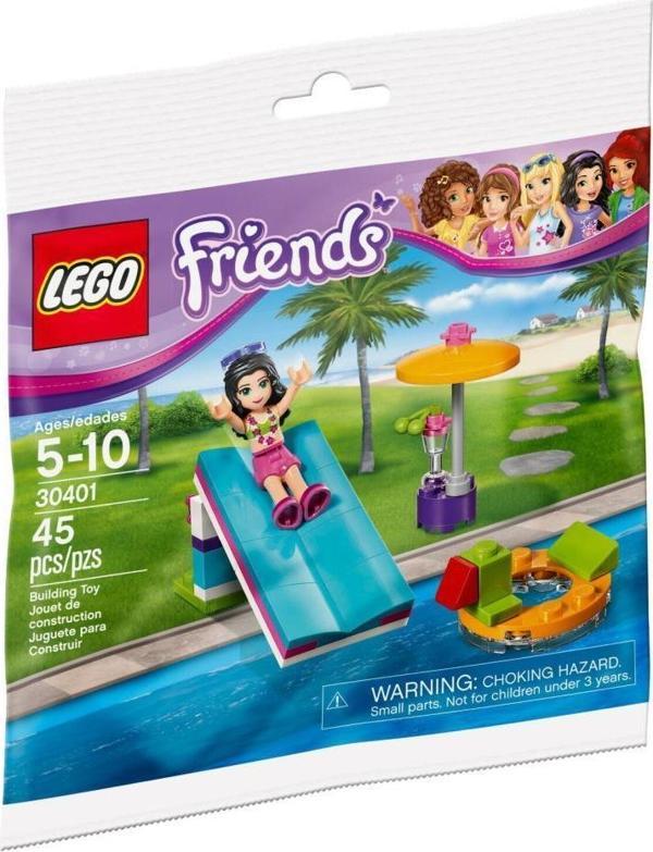 LEGO Friends 30401 Pool Foam Slide +5 Yaş (45 Parça) - Image 1
