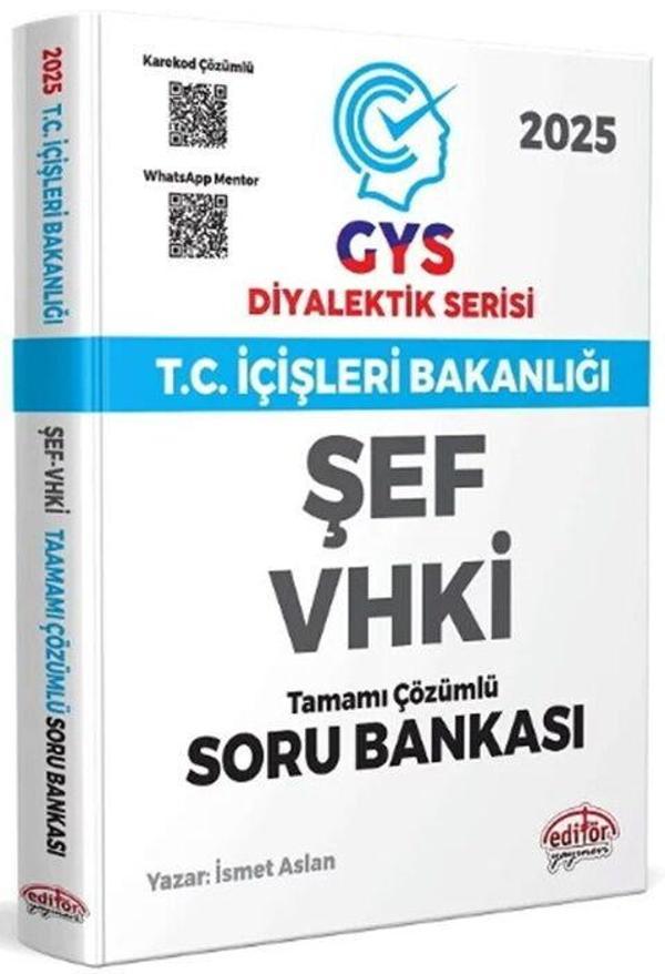 Data Yayınları 2025 GYS İçişleri Bakanlığı Şef VHKİ Soru Bankası - Data Yayınları - Image 1