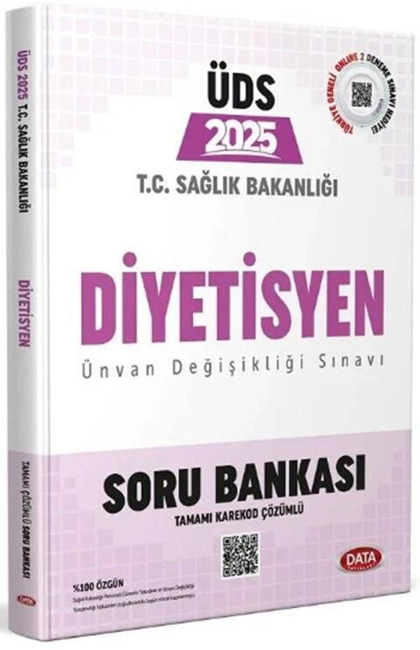 Data Yayınları 2025 GYS ÜDS Sağlık Bakanlığı Diyetisyen Soru Bankası - Data Yayınları - Image 1