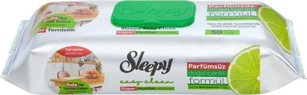 Sleepy Easy Clean Süper Mutfak Havlusu Bergamot Yağlı 50'li - Image 1