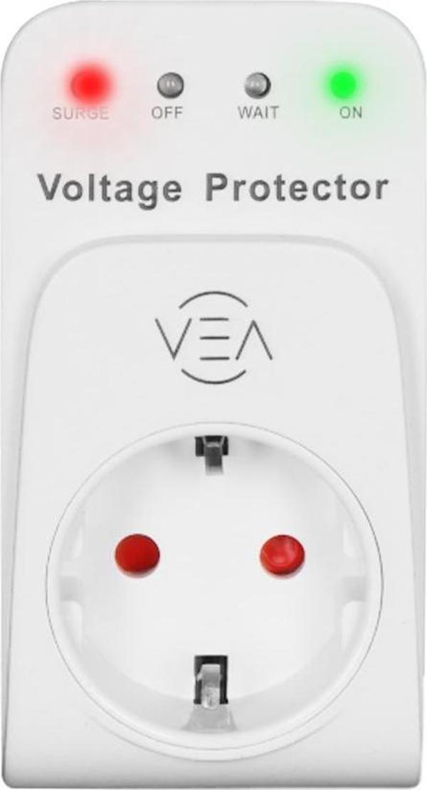 Ayt Vea VE-25531 15A 3520W Tekli Aşırı Yüksek Gerilim Akım Korumalı Priz Led Göstergeli Akım Koruyucu Priz - Image 1