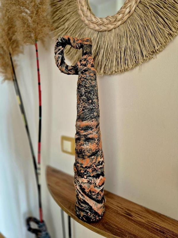 El Emeği Vazo küp 58X14 cm - Image 1