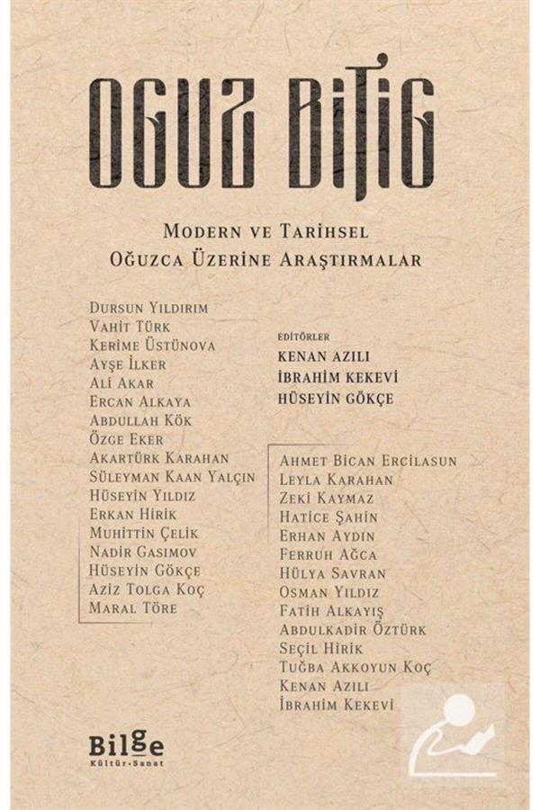 Bilge Kültür Sanat Oguz Bitig - Modern Ve Tarihsel Oğuzca Üzerine Araştırmalar - - Bilge Kültür Sanat - Image 1