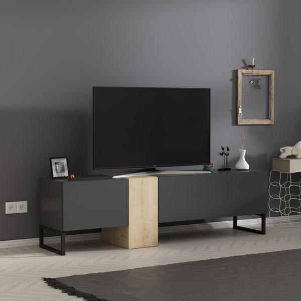 T0016 Kapaklı, Metal Ayaklı, Tv Sehpası - Image 1