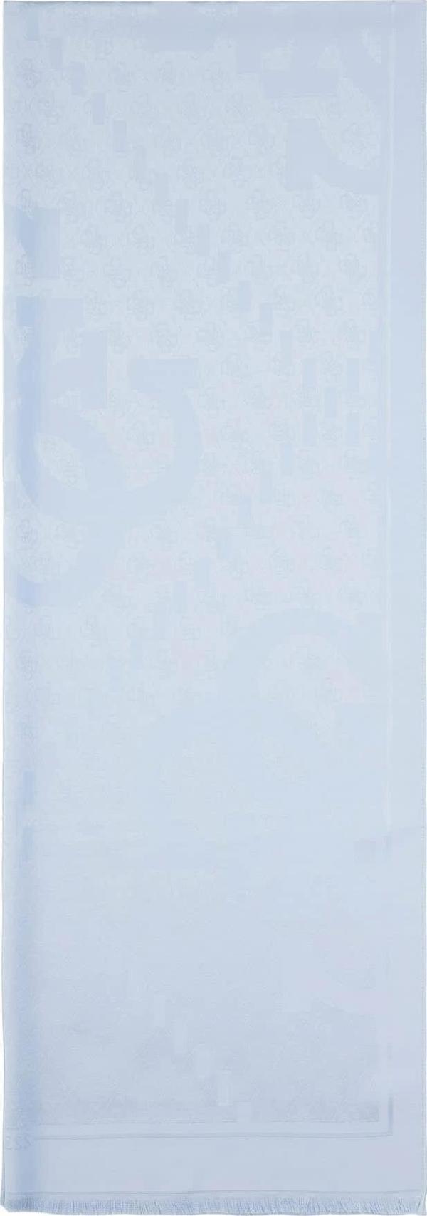 Guess Kadın Mavi Blaise Desenli Şal 70x180 - Image 1