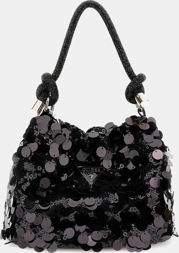 Guess Kadın Siyah Holiday Shine El Saplı Portföy Çanta - Image 1