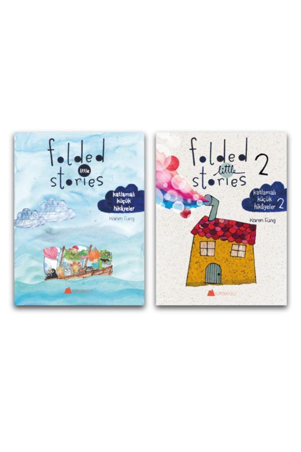 Kumdan Kale Yayınları 2 Kitaplık Set / Katlamalı Küçük Hikayeler-Folded Little Stories - Kumdan Kale - Image 1