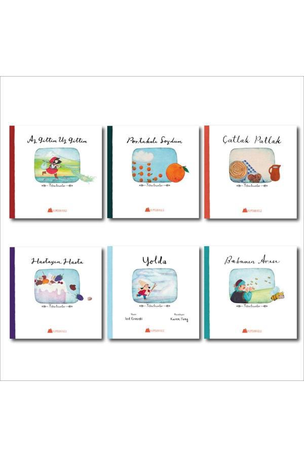 Kumdan Kale Yayınları Tekerlemeler Yeni Set 6 Kitap 0-3 Yaş - Kumdan Kale - Image 1