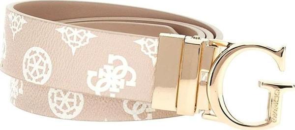 Guess Kadın Bej Erica Çift Taraflı Kemer 30 mm - Image 1