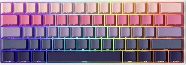 AKKO MONSGEEK FUN60 Max Shine-Through Phantom Pink Hall Effect Manyetik Switch ARGB Kablosuz Hotswap Mekanik Gaming Klavye - Image 1