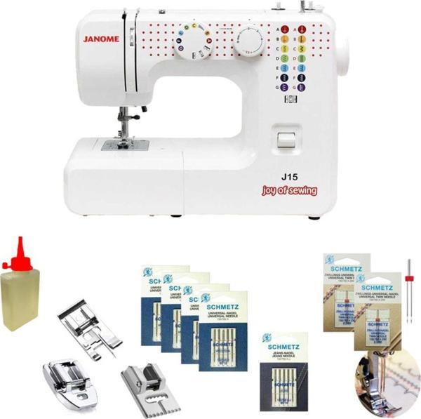 Janome J15 Dikiş Makinesi - Hediye Seti - Image 1
