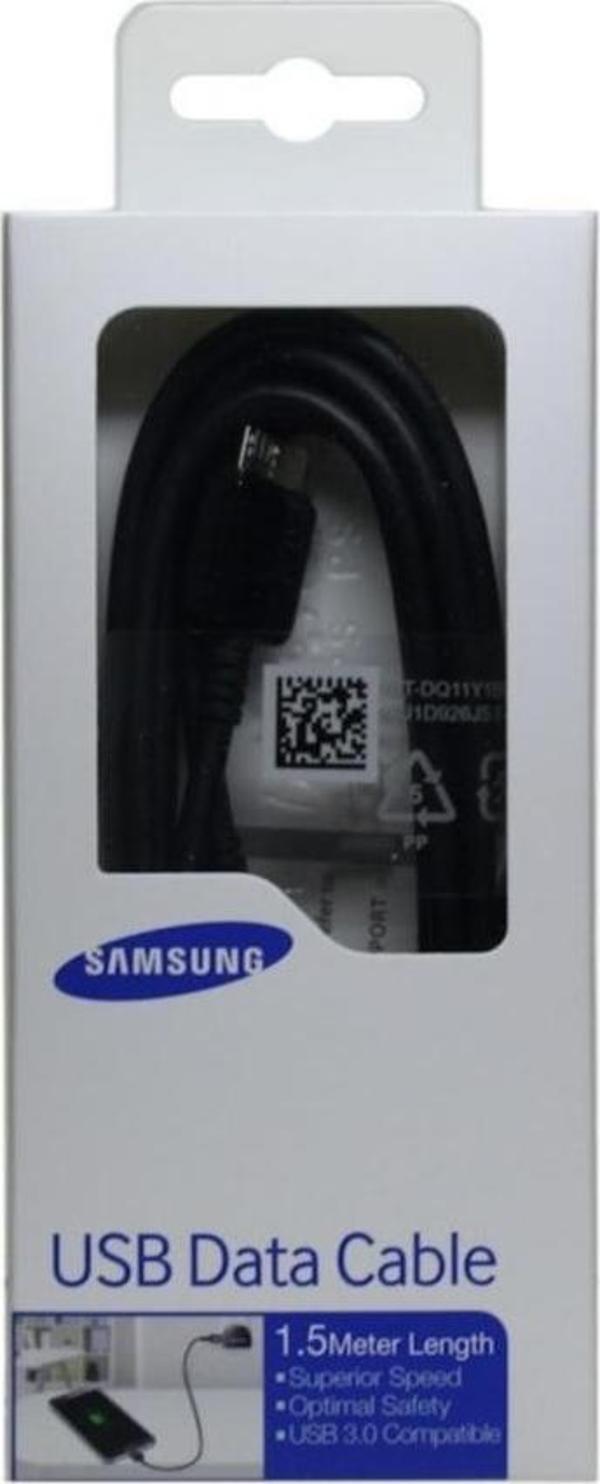 Samsung N9000 Galaxy Note 3 Orjinal USB 3.0 Data ve Şarj Kablosu Siyah ET-DQ11Y1BEGWW(Outlet) - Image 1