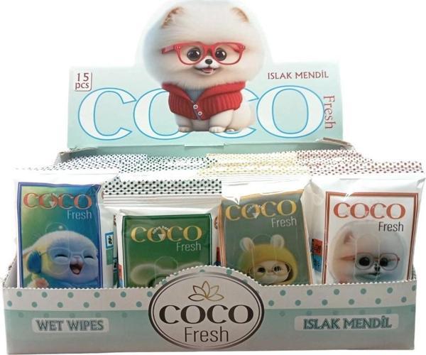 Coco Fresh Islak Mendil 36'lı Kutu - Sevimli Hayvanlar - Image 1