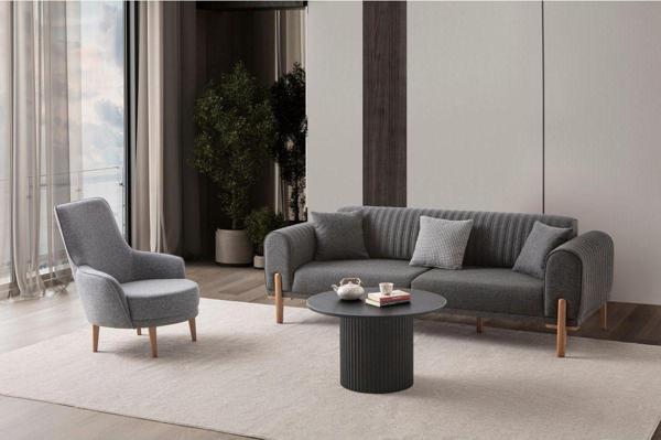 Edsy Home Galata 3+1 Koltuk Takımı Antrasit - Image 1