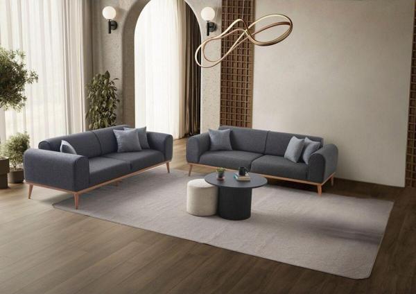 Edsy Home Rebull 3+3 Koltuk Takımı Antrasit - Image 1