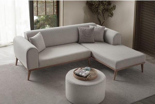 Edsy Home Rebull Köşe Koltuk Takımı Krem - Image 1