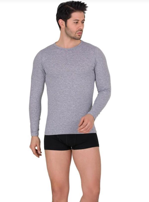 BERRAK 1025 ERKEK ELASTAN UZUN KOL BİSİKLET YAKA ATLET 3 ADET - Image 1