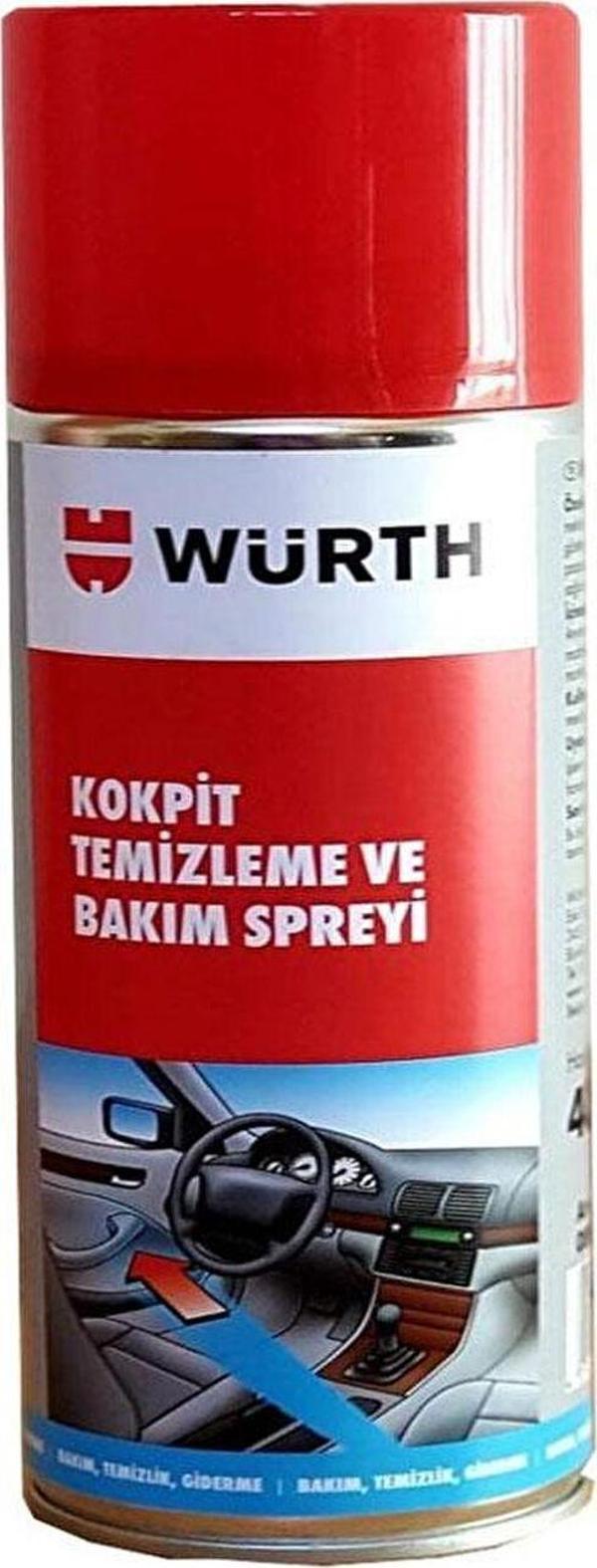 Würth Kokpit Temizleme - Bakım Spreyi 400Ml - Image 1