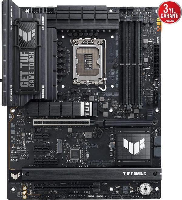 Asus Tuf Gaming Z890-Plus Wifi İntel Z890 Lga1851 Ddr5 Anakart - Image 1