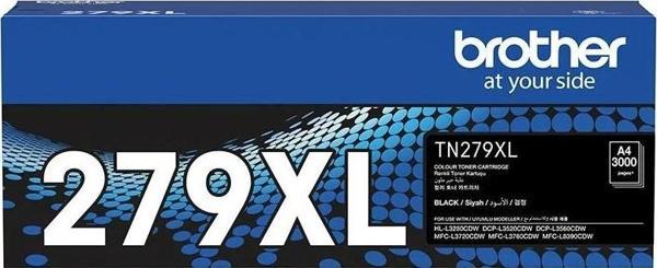 Brother Tn-279Xlbk Black Siyah Toner Hl-L3280Cdw Dcp-L3520-3560 Mfc-L3720-3760-8390 3.000 Sayfa Kapasiteli - Image 1