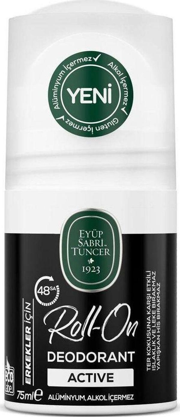 Eyüp Sabri Tuncer Roll-On Deodorant - Aktif Erkek 75Ml - Image 1