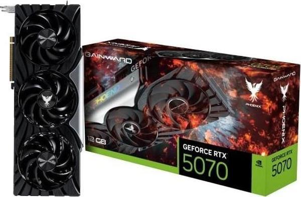 Gainward Geforce Rtx5070 Phoenix 12Gb Gddr7 192Bit Gaming (Oyuncu) Ekran Kartı - Image 1