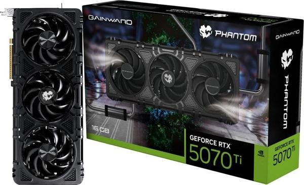 Gainward Geforce Rtx5070Ti Phantom 16Gb Gddr7 256Bit Gaming (Oyuncu) Ekran Kartı - Image 1