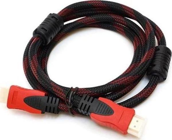 Hadron Hdx2012 Hdmi (M) To Hdmi (M) Kablo Örgülü 1.5 Metre Siyah - Image 1