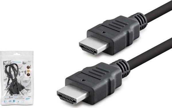 Hadron Hdx2026 Hdmi (M) To Hdmi (M) Kablo Pvc 1.5 Metre Siyah - Image 1