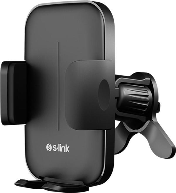 S-Link Sl-At89 Universal Ayarlanabilir Siyah Klima Izgara Üzeri Araç Telefon Tutucu - Image 1