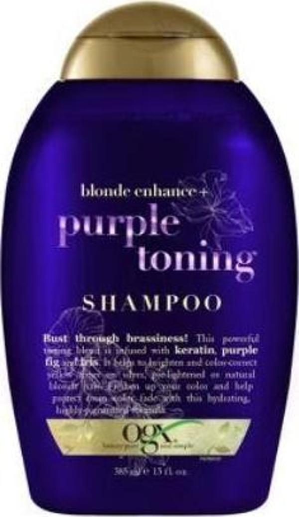 Ogx Purple Toning Şampuan 385ml  Renk Bakımı Tonlayıcı  - Image 1