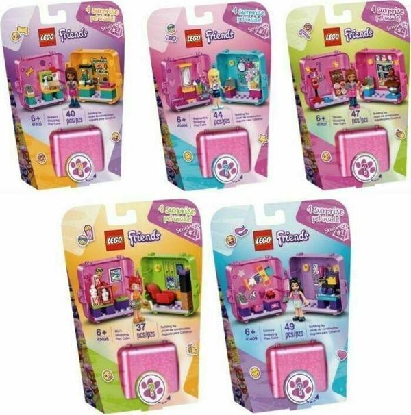 LEGO Friends Play Cube 41405 - 41406 - 41407 - 41408 - 41409 +6 Yaş (5 Parça) - Image 1