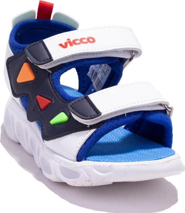 Vicco 321F24Y204 Hilda Mavi Ortopedik Günlük Işıklı Erkek Çocuk Spor Sandalet - Image 1