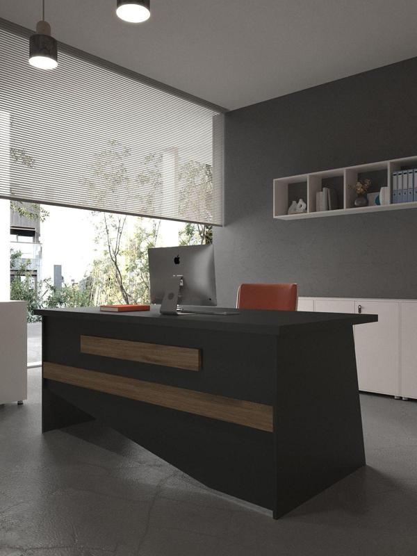 Festival Ofis Masası - OFİS-10-4-2-180X90 Beyaz - Ceviz - Image 1