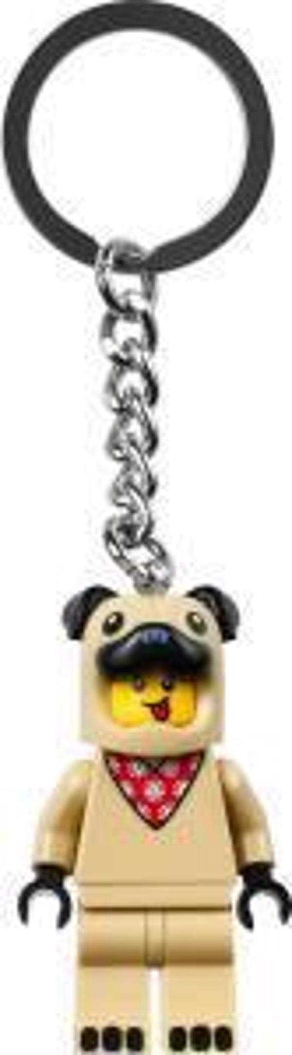 LEGO Gear 854158 French Bull Dog Guy Key Chain +6 Yaş (1 Parça) - Image 1