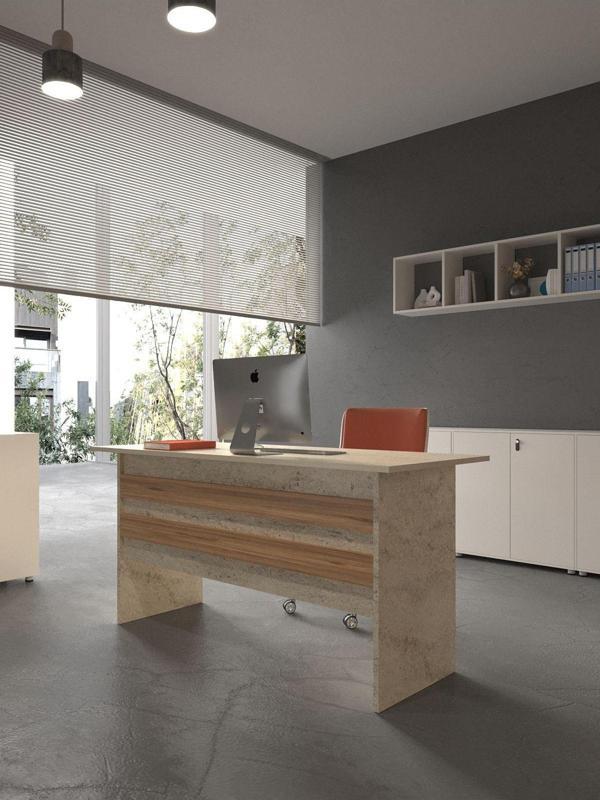 Festival Ofis Masası - OFİS-1-8-6-120X75 Beyaz - Çam - Image 1