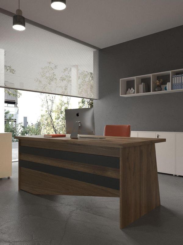 Festival Ofis Masası - OFİS-4-2-4-140X75 Beyaz - Antrasit - Image 1