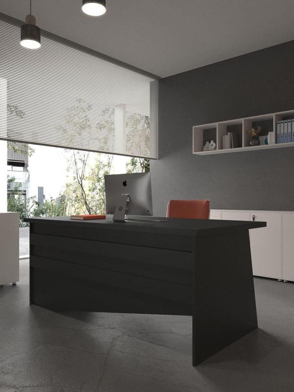 Festival Ofis Masası - OFİS-4-4-4-160X75 Beyaz - Antrasit - Image 1