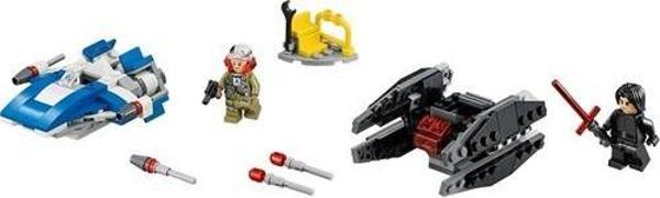 LEGO Star Wars 75196 A-Wing vs. TIE Silencer Microfighters +6 Yaş (188 Parça) - Image 1