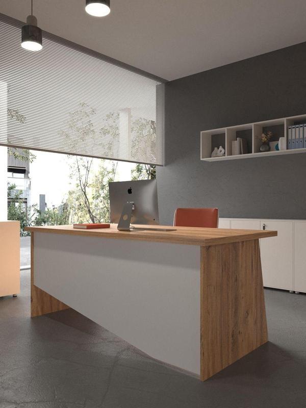 Festival Ofis Masası - OFİS-7-6-1-140X75 Beyaz - Beyaz - Image 1