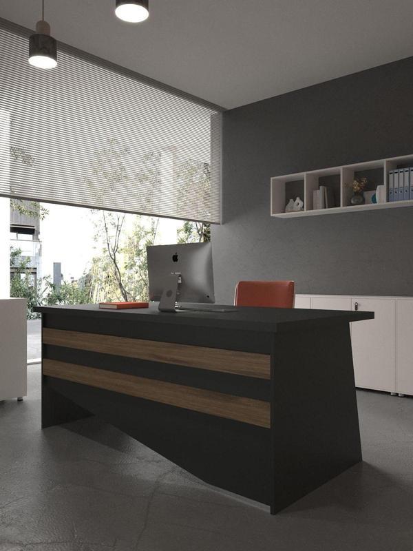 Festival Ofis Masası - OFİS-6-4-2-120X75 Beyaz - Ceviz - Image 1